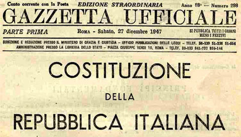 Carta Costituzionale italiana