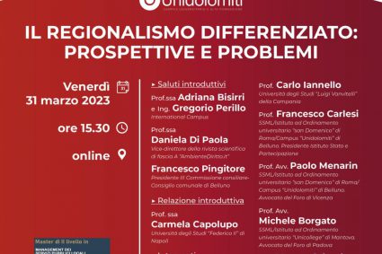 IL REGIONALISMO DIFFERENZIATO: PROSPETTIVE E PROBLEMI.