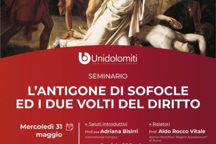 SEMINARIO: L’ANTIGONE DI SOFOCLE ED I DUE VOLTI DEL DIRITTO.