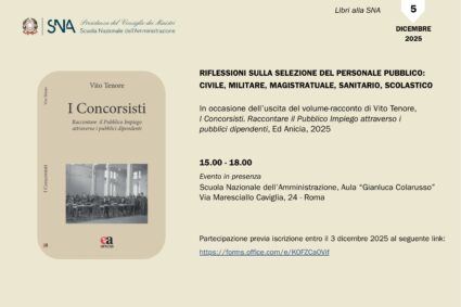 CONVEGNO: Riflessioni sulla selezione del personale pubblico: civile, militare, magistratuale, sanitario, scolastico (Roma, 5 dicembre 2025, ore 15:00)